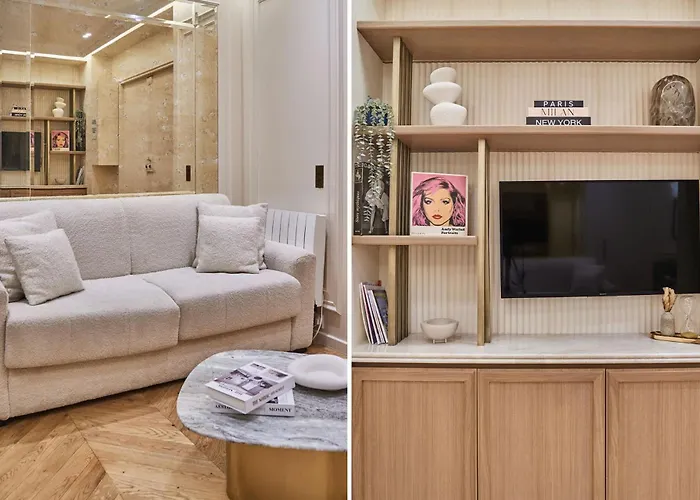 Air-conditioned Opera-louvre-2 Bedrooms Апартаменты